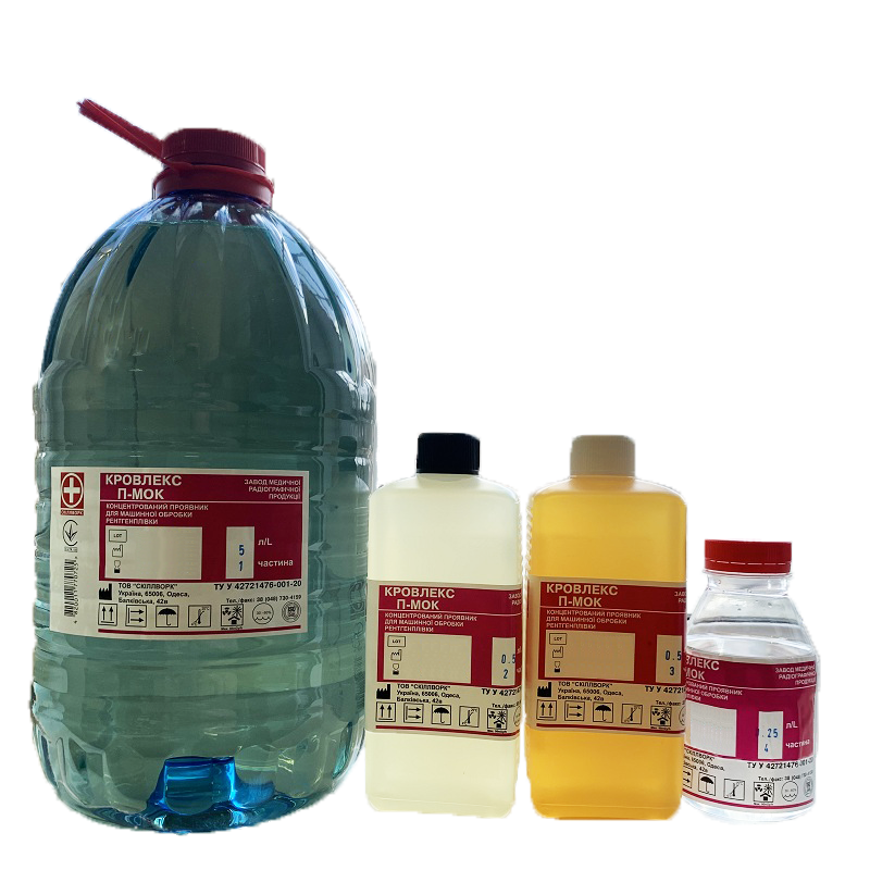 Концентрований проявник "Кровлекс-П-МОК", комплект 4 частини на 20 л гот. р-ну